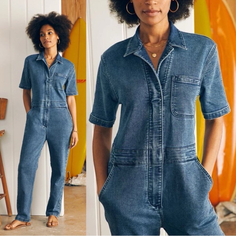 Faherty Stretch Jumpsuit - image 1